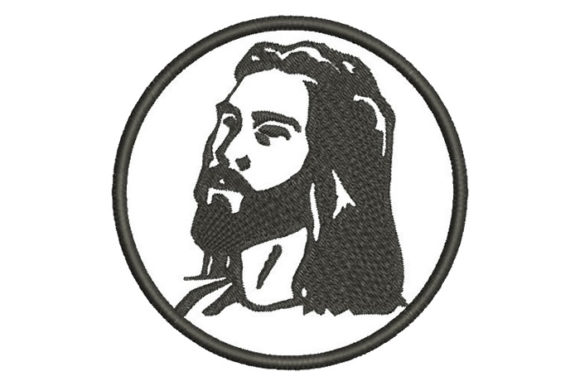 Jesus s Face in Circle